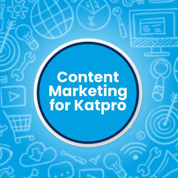 Content Marketing project for Katpro